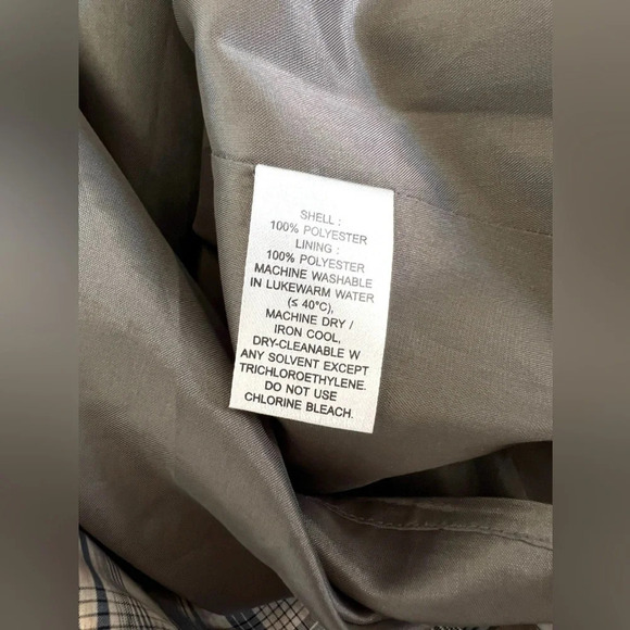 Peruvian Connection check plaid Brigitte Slip a-line lined dress 14 plus XL - Picture 10 of 10